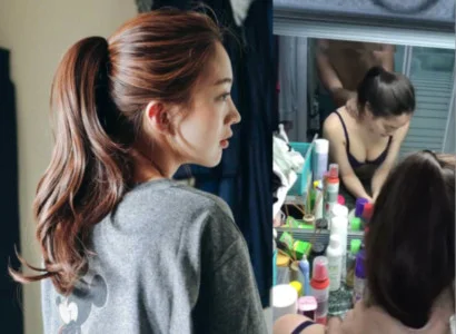 Gái chổng đít ra để đút